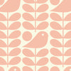 Orla Kiely Early Bird Made to Measure Blackout Roller Blind Pale Rose