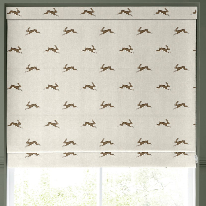 Emily Bond Alice Made to Measure Roman Blind Stone