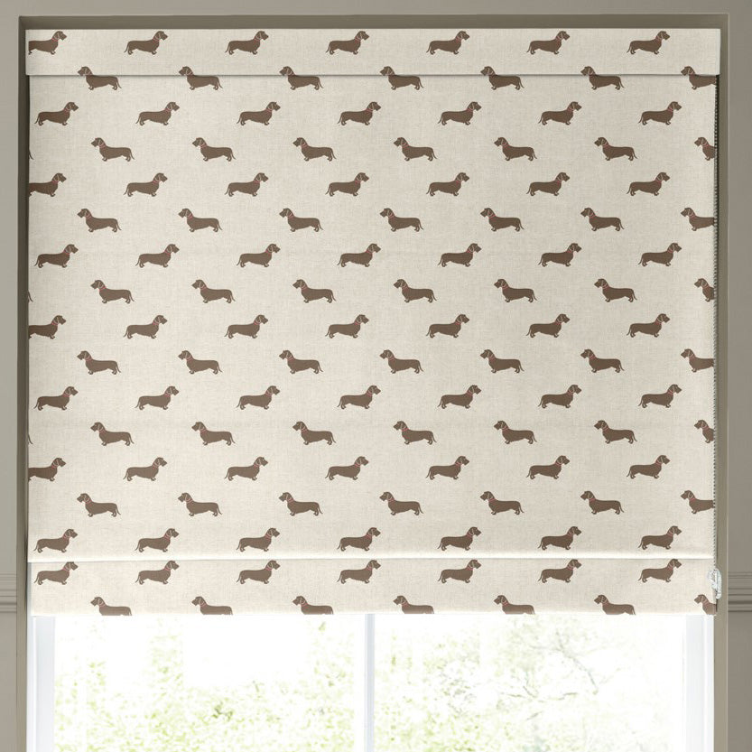 Emily Bond Basil Made to Measure Roman Blind Stone