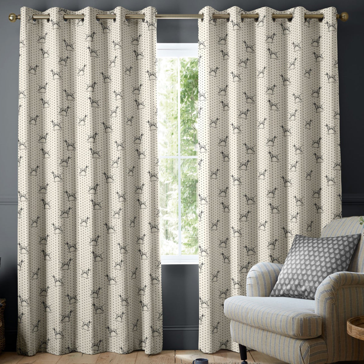 Emily Bond Fred Made to Measure Curtain Linen