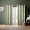 Emily Bond George Stripe Made to Measure Curtain Sage