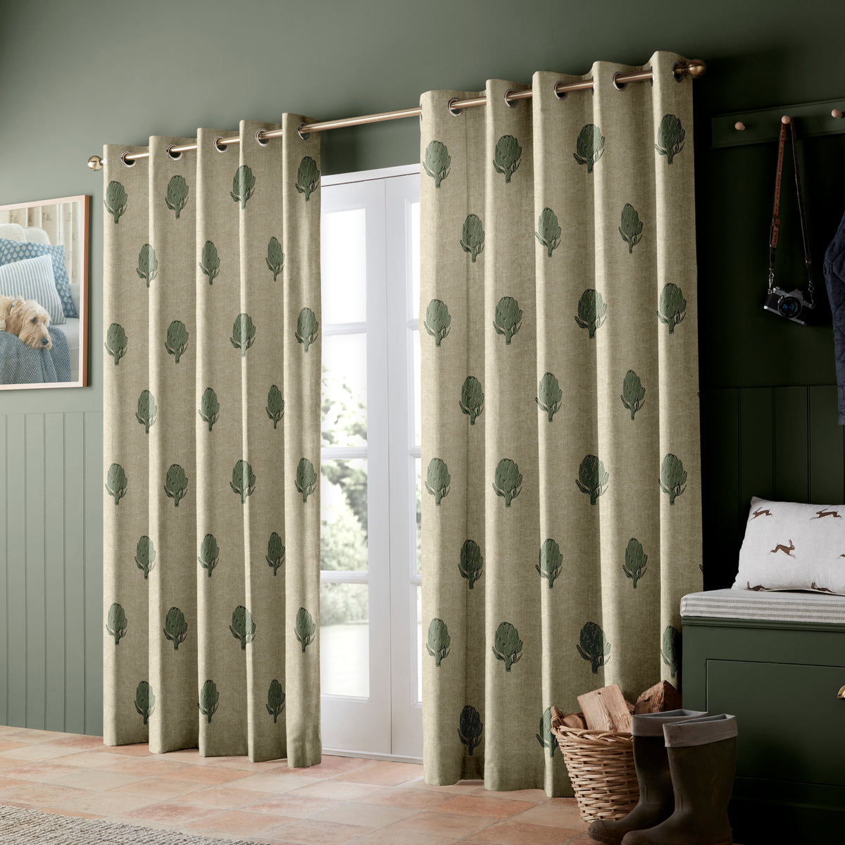 Emily Bond Globe Made to Measure Curtain Fern