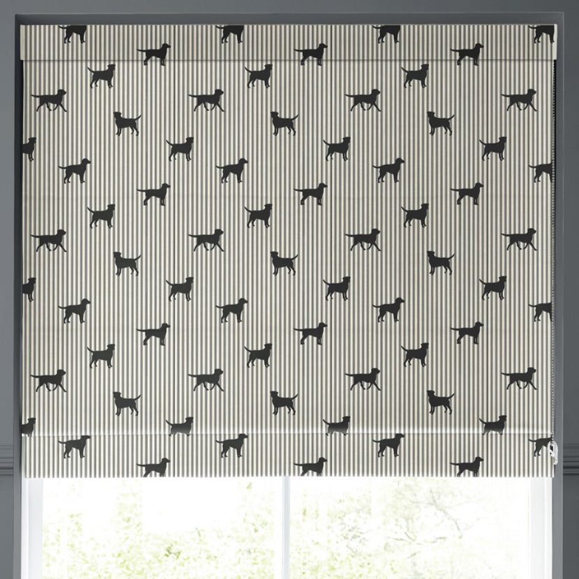 Emily Bond Marley Made to Measure Roman Blind Coal