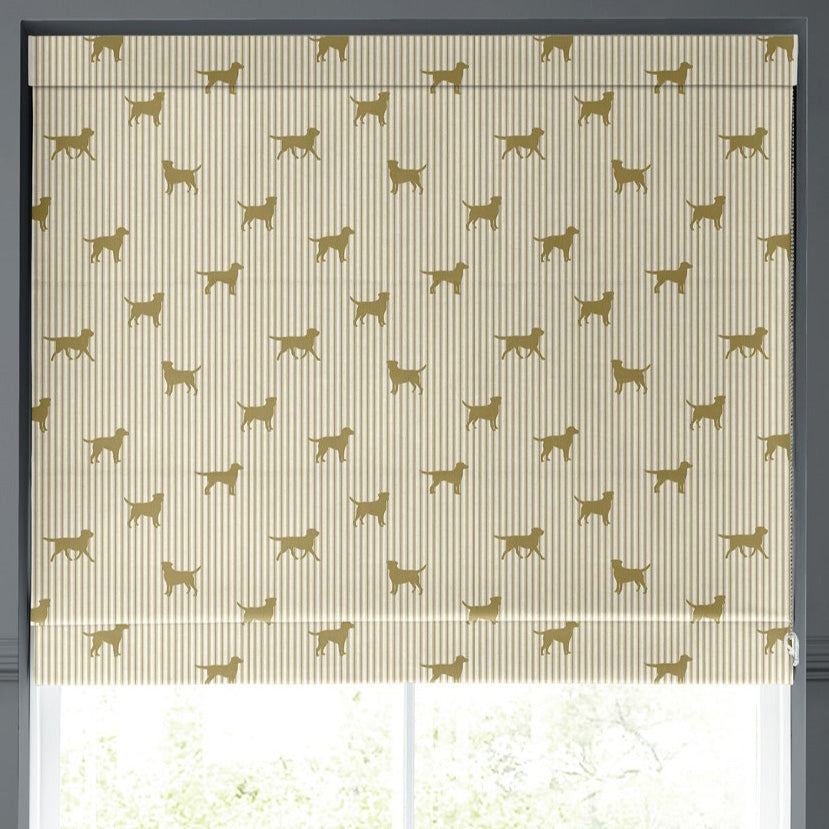 Emily Bond Marley Made to Measure Roman Blind Gold