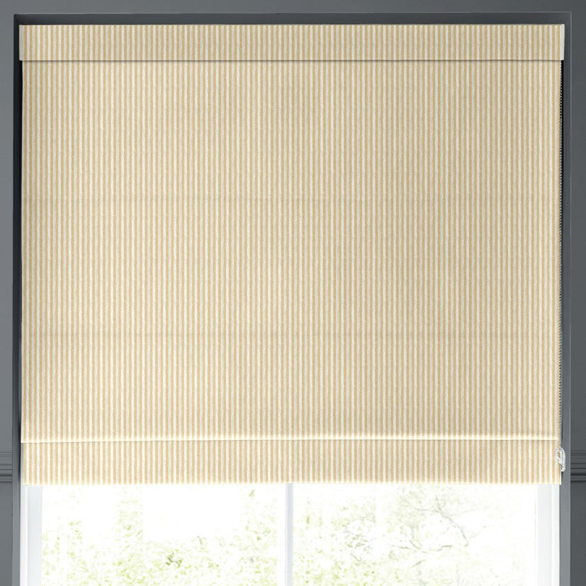 Emily Bond Oscar Stripe Made to Measure Roman Blind Gold