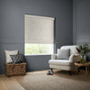 Emily Bond Oscar Stripe Made to Measure Roman Blind Smoke