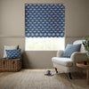 Emily Bond Peggy Made to Measure Roman Blind Indigo