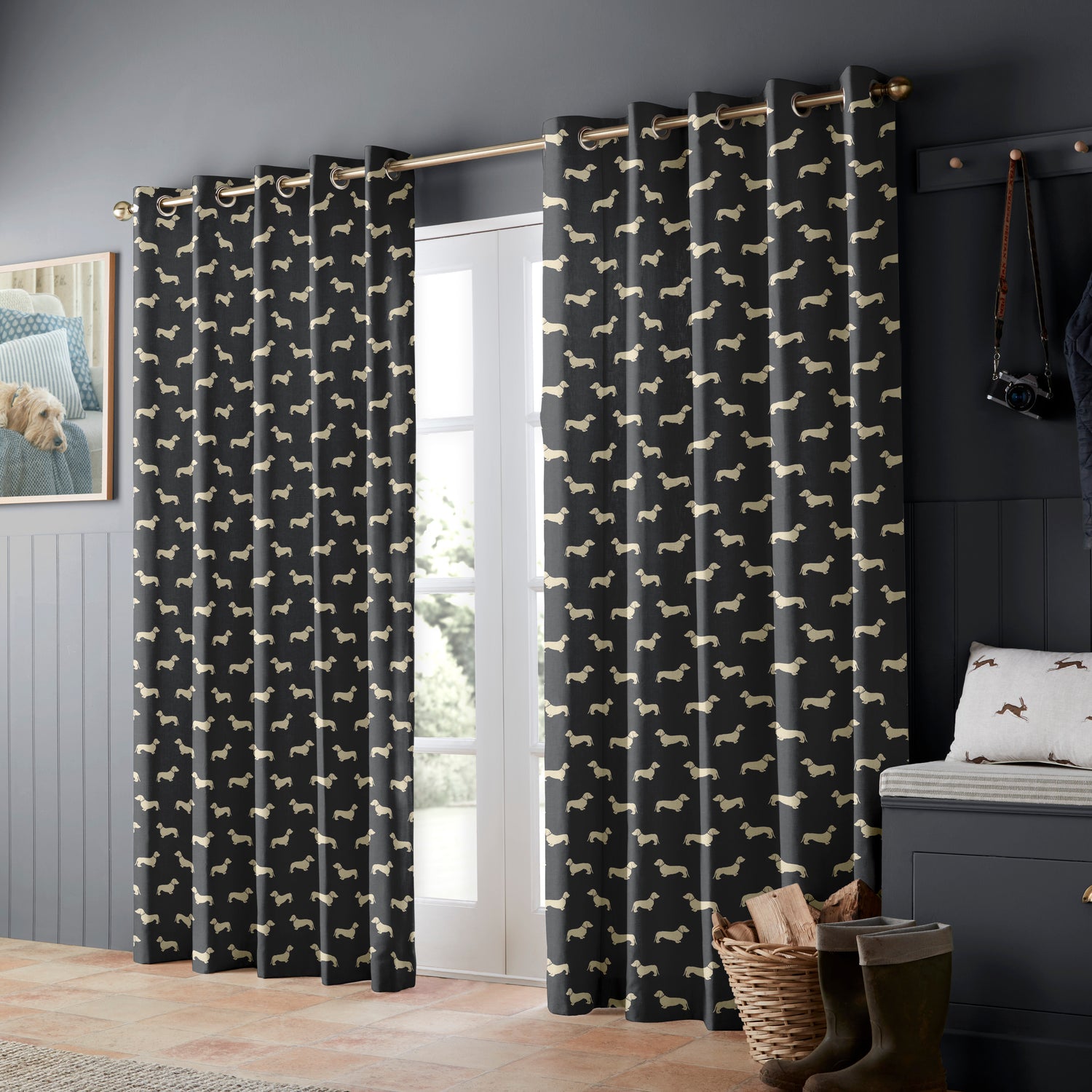Emily Bond Peggy Made to Measure Curtain Smoke