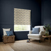 Emily Bond St Maws Made to Measure Roman Blind Indigo