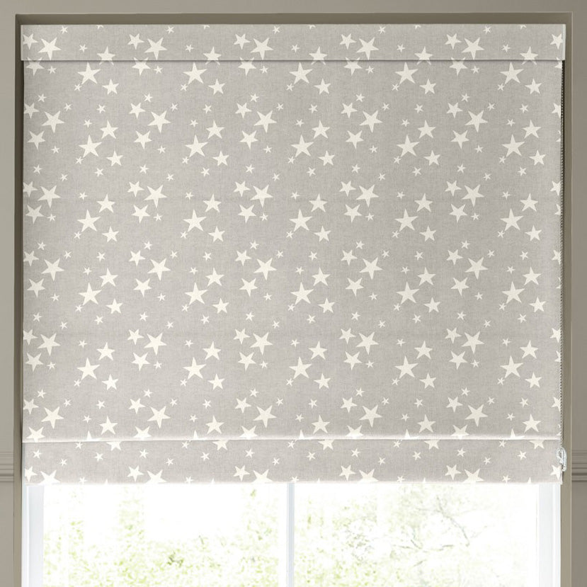 Emily Bond St Maws Made to Measure Roman Blind Pebble