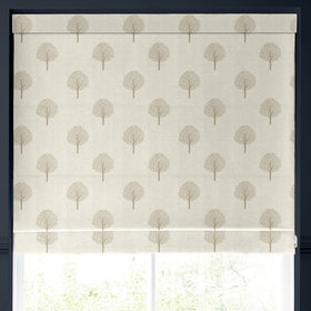 Emily Bond Yew Tree Made to Measure Roman Blind Linen