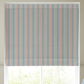 Emily Bond Cornish Stripe Made To Measure Roman Blind Blue Multi