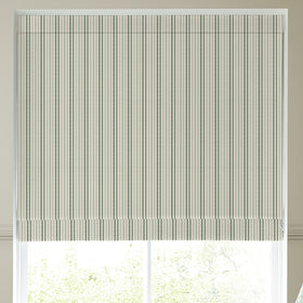 Emily Bond Cornish Stripe Made To Measure Roman Blind Fern