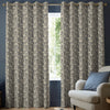 Emily Bond Crocus Made To Measure Curtains Indigo