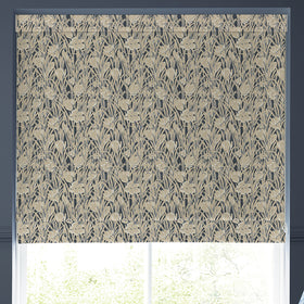 Emily Bond Crocus Made To Measure Roman Blind Indigo