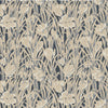 Emily Bond Crocus Made To Measure Curtains Indigo