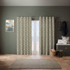 Emily Bond Crocus Made To Measure Curtains Green