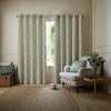 Emily Bond Crocus Made To Measure Curtains Sage Green