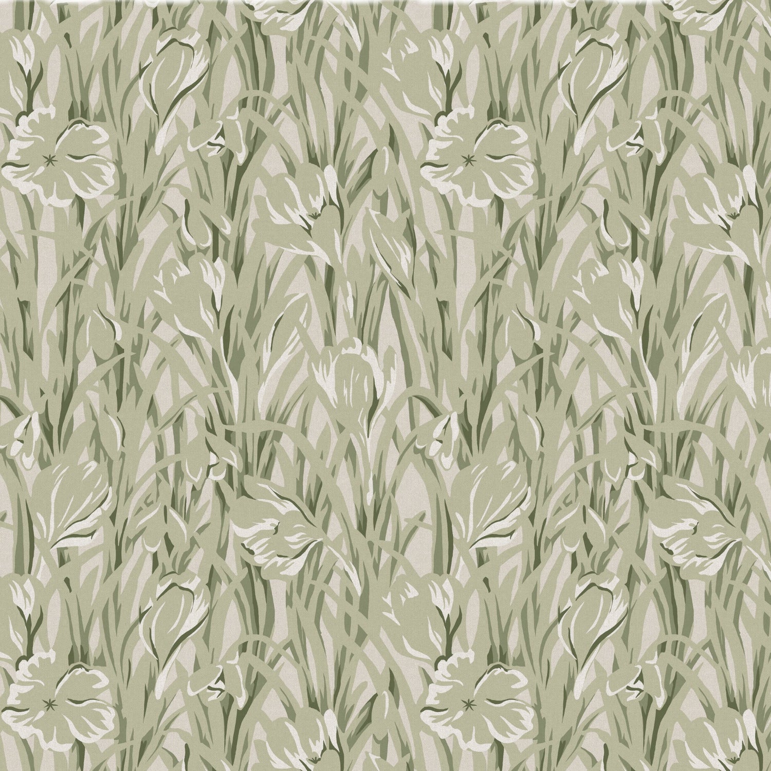 Emily Bond Crocus Translucent Made To Measure Roller Blind Sage Green