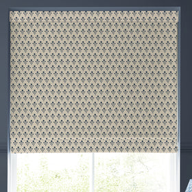 Emily Bond Hawthorn Made To Measure Roman Blind Indigo