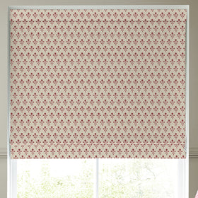 Emily Bond Hawthorn Made To Measure Roman Blind Swiss Red