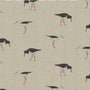 Emily Bond Oyster Catcher Made To Measure Roman Blind Charcoal Sample Image