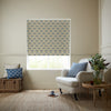 Emily Bond Peggy Made To Measure Roman Blind True Blue