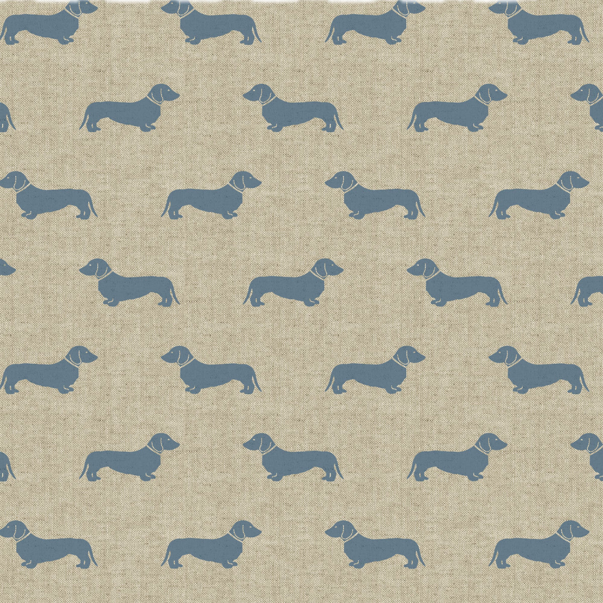 Emily Bond Peggy Translucent Made To Measure Roller Blind True Blue