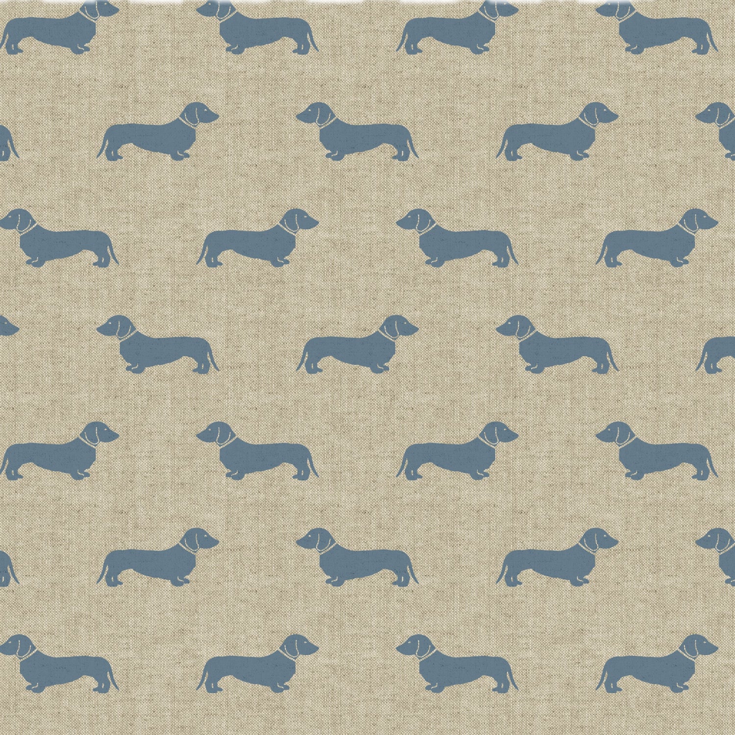 Emily Bond Peggy Blackout Made To Measure Roller Blind True Blue