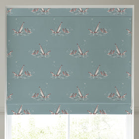 Emily Bond Regatta Made To Measure Roman Blind Duck Egg