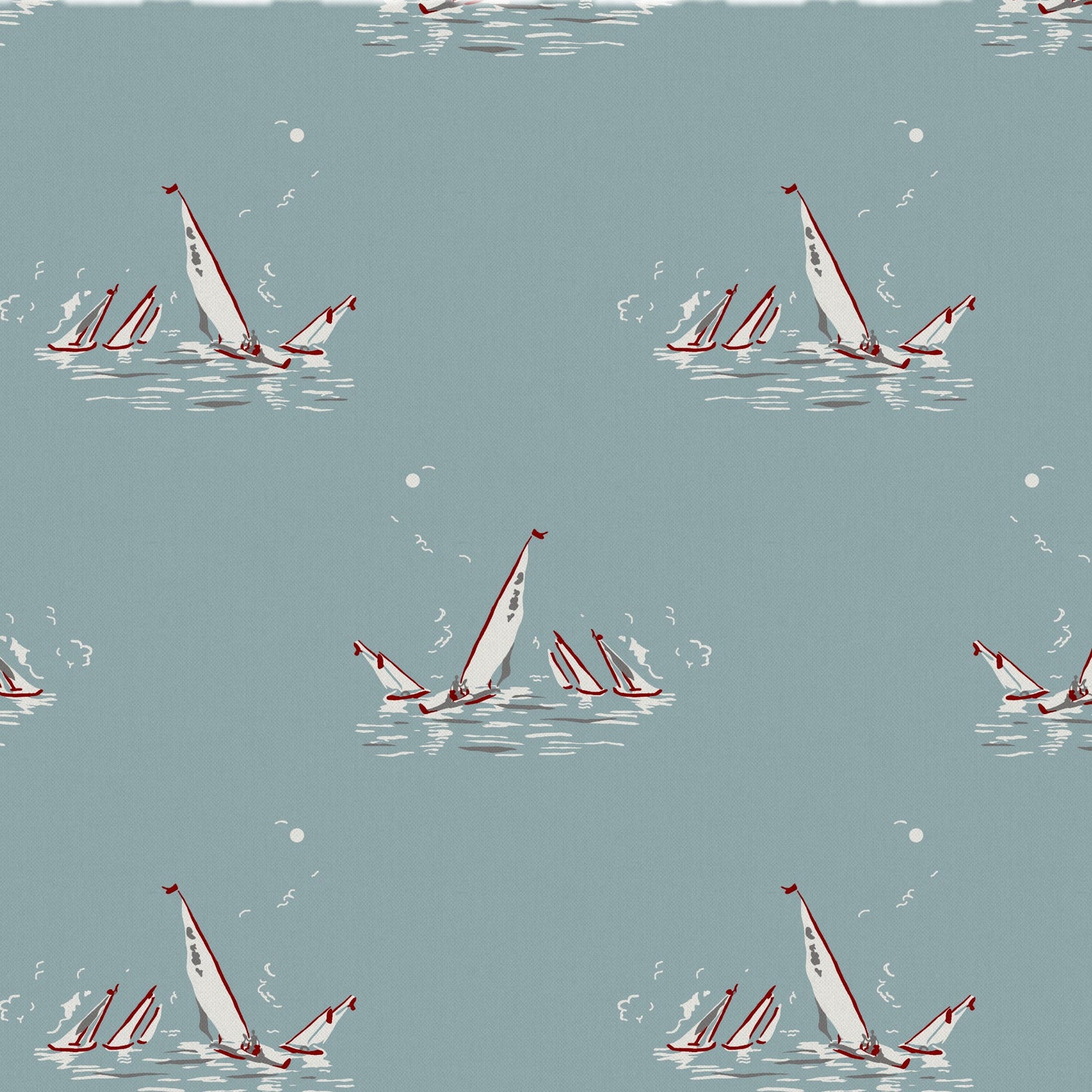Emily Bond Regatta Made To Measure Roman Blind Duck Egg