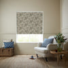 Emily Bond Somerset Rose Made To Measure Roman Blind Vintage Blue