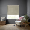 Emily Bond Wild Thyme Made To Measure Roman Blind Charcoal