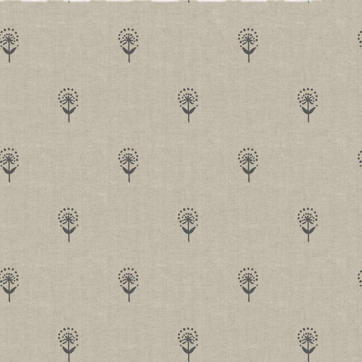 Emily Bond Wild Thyme Made To Measure Curtains Charcoal