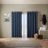 Emily Bond Wild Thyme Made To Measure Curtains Indigo