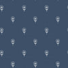 Emily Bond Wild Thyme Made To Measure Curtains Indigo