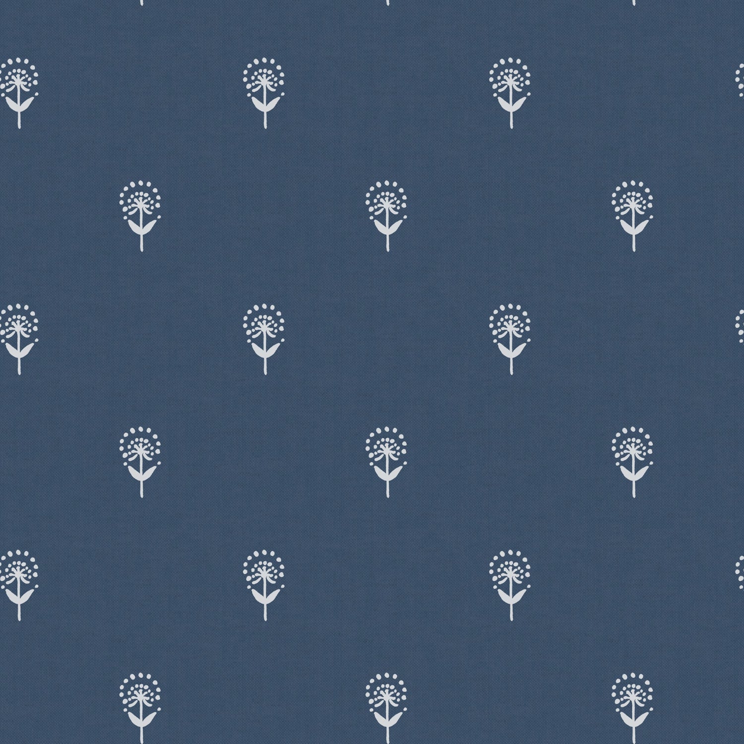 Emily Bond Wild Thyme Blackout Made To Measure Roller Blind Indigo