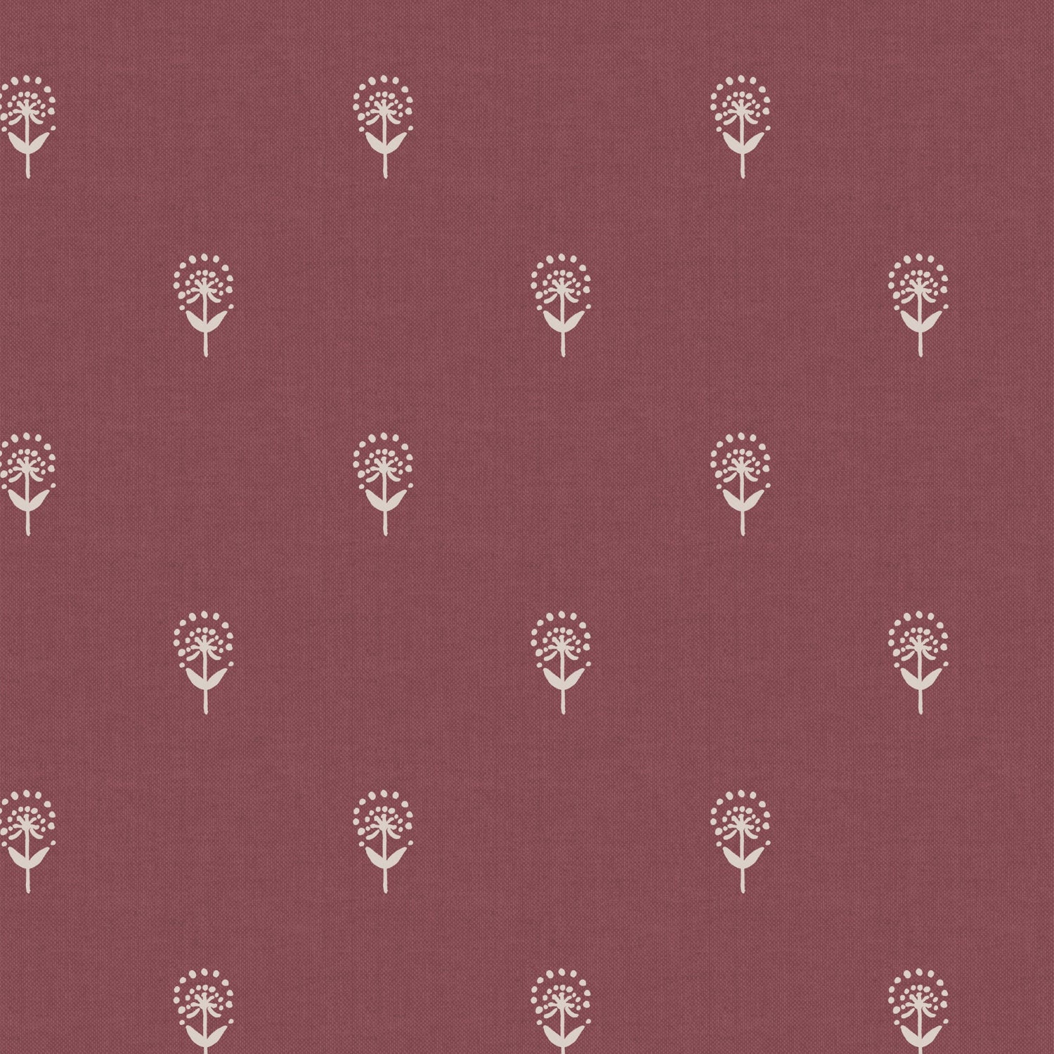 Emily Bond Wild Thyme Made To Measure Roman Blind Burgundy