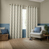 Emily Bond Cornflower Made To Measure Curtains Blue