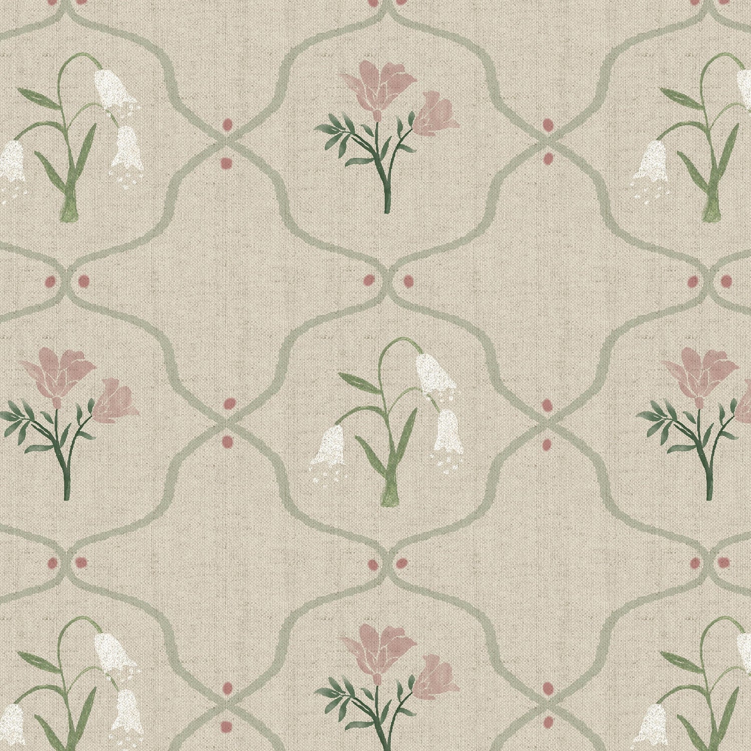 Emily Bond Margot Blackout Made To Measure Roller Blind Rose