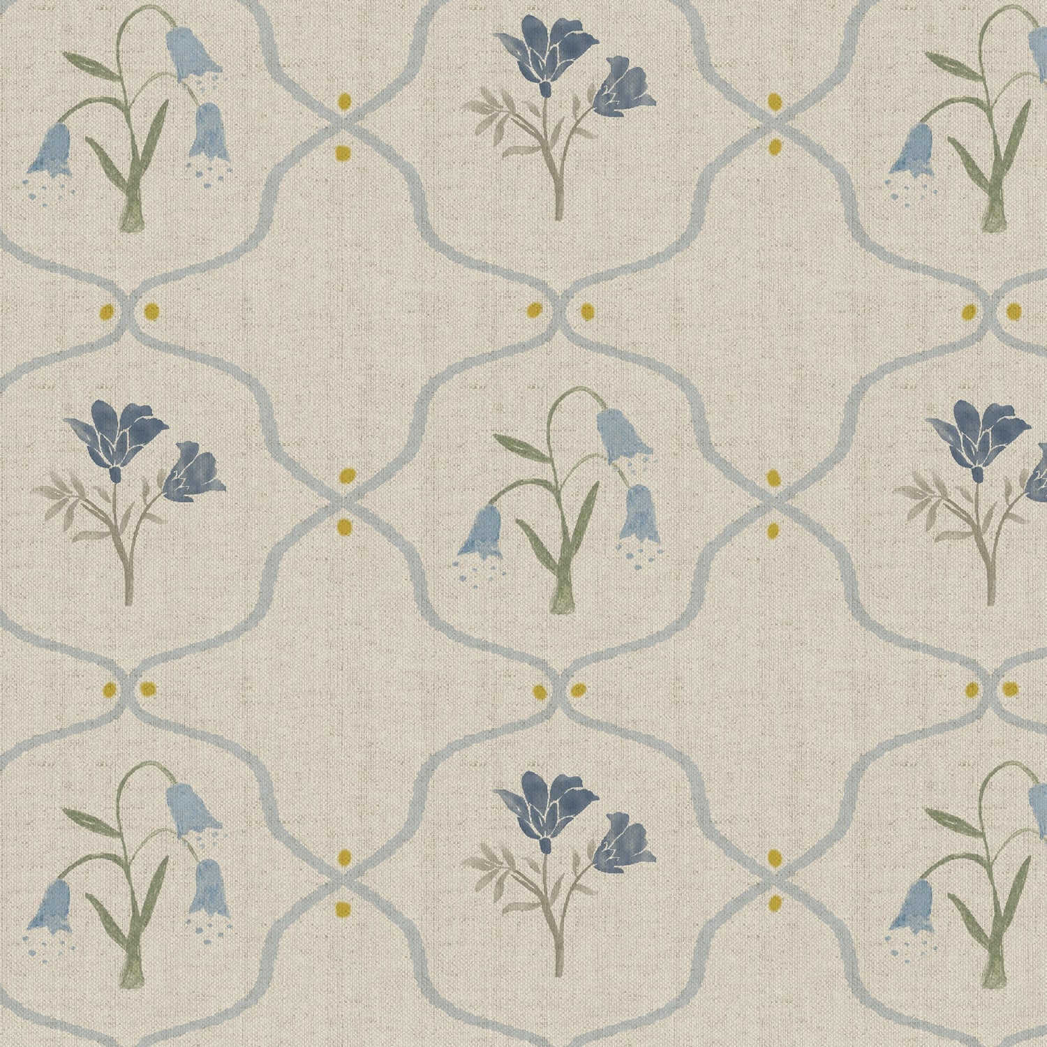 Emily Bond Margot Made To Measure Roman Blind Steel Blue