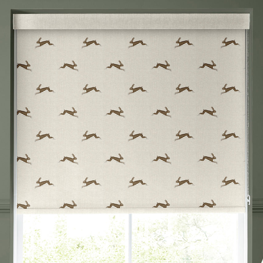 Emily Bond Alice Made to Measure Blackout Roller Blind Stone