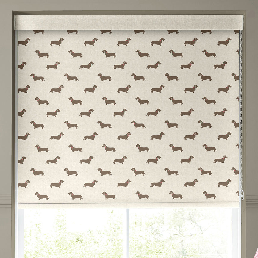 Emily Bond Basil Made to Measure Blackout Roller Blind Stone