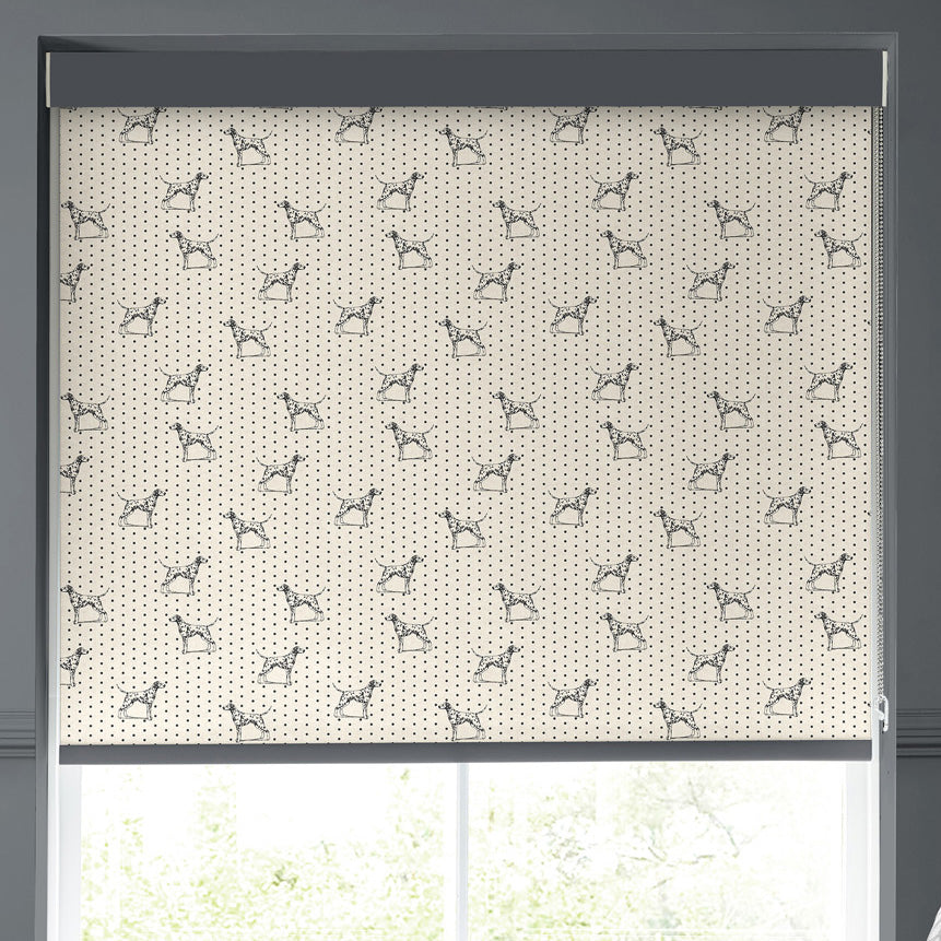 Emily Bond Fred Made to Measure Blackout Roller Blind Linen