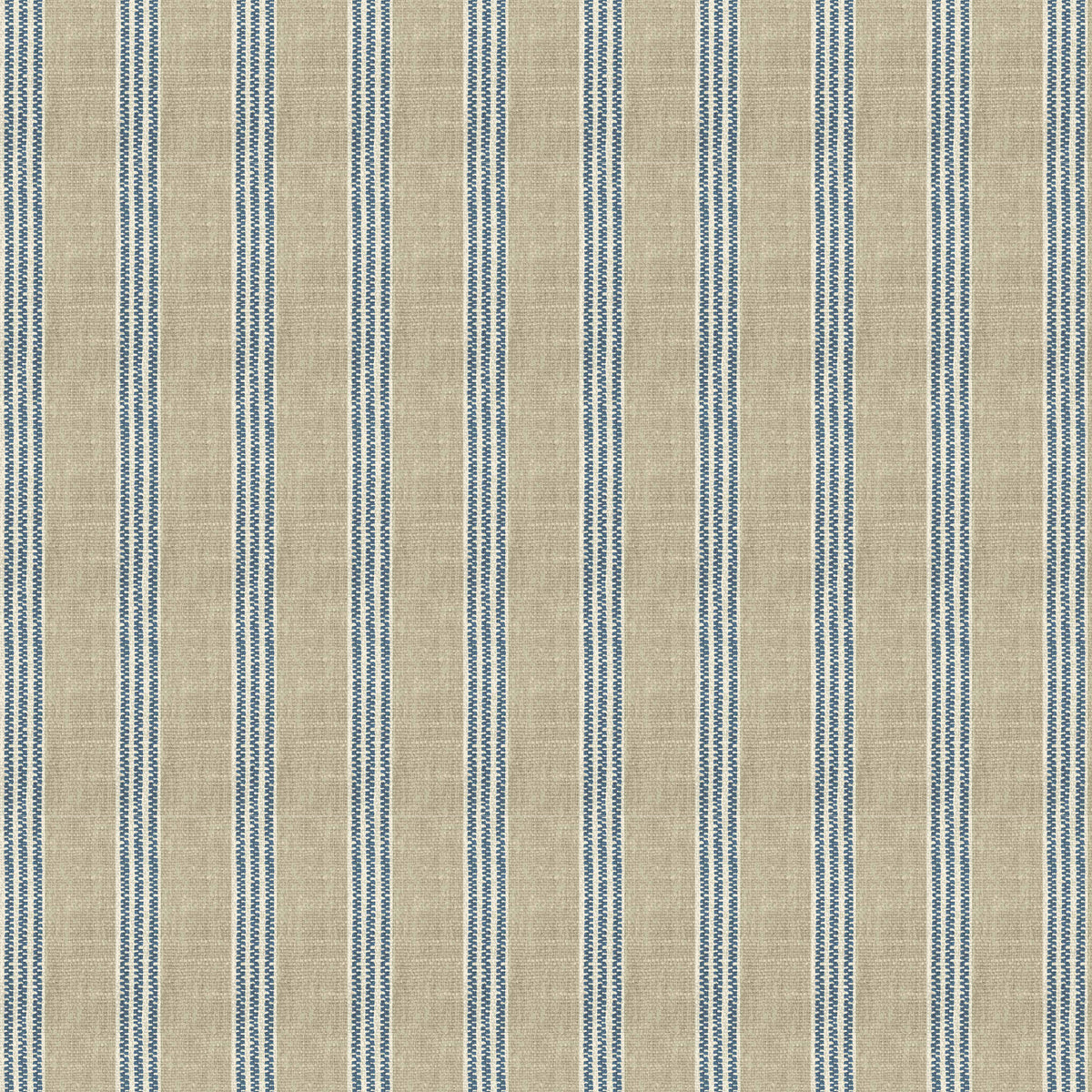 Emily Bond George Stripe Made to Measure Roman Blind Indigo