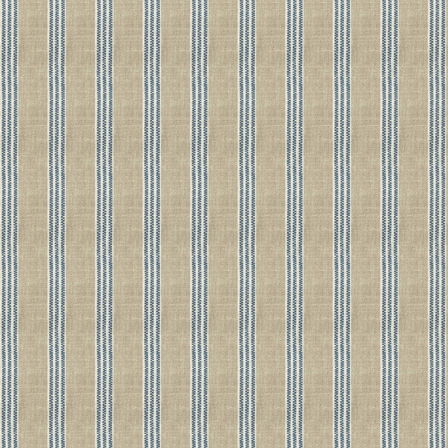 Emily Bond George Stripe Translucent Made to Measure Roller Blind Indigo