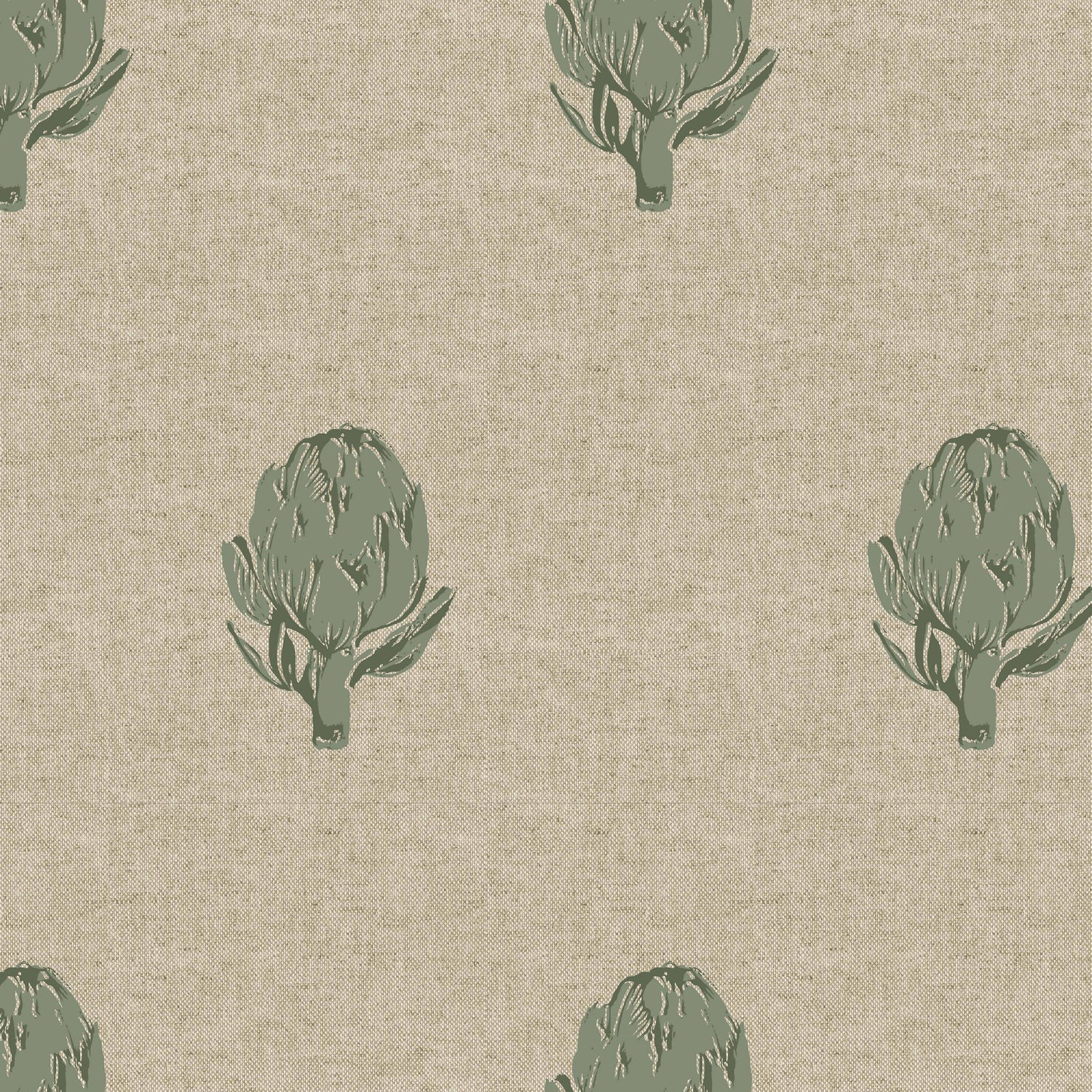 Emily Bond Globe Translucent Made to Measure Roller Blind Fern