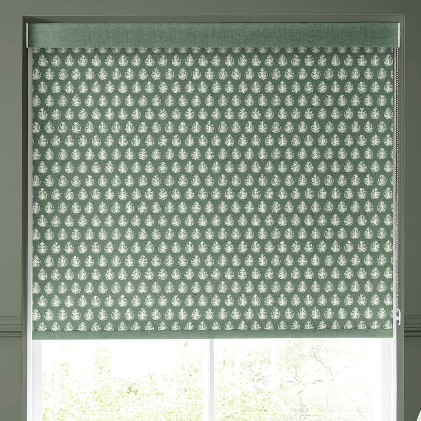 Emily Bond Jaipur Made to Measure Blackout Roller Blind Sage