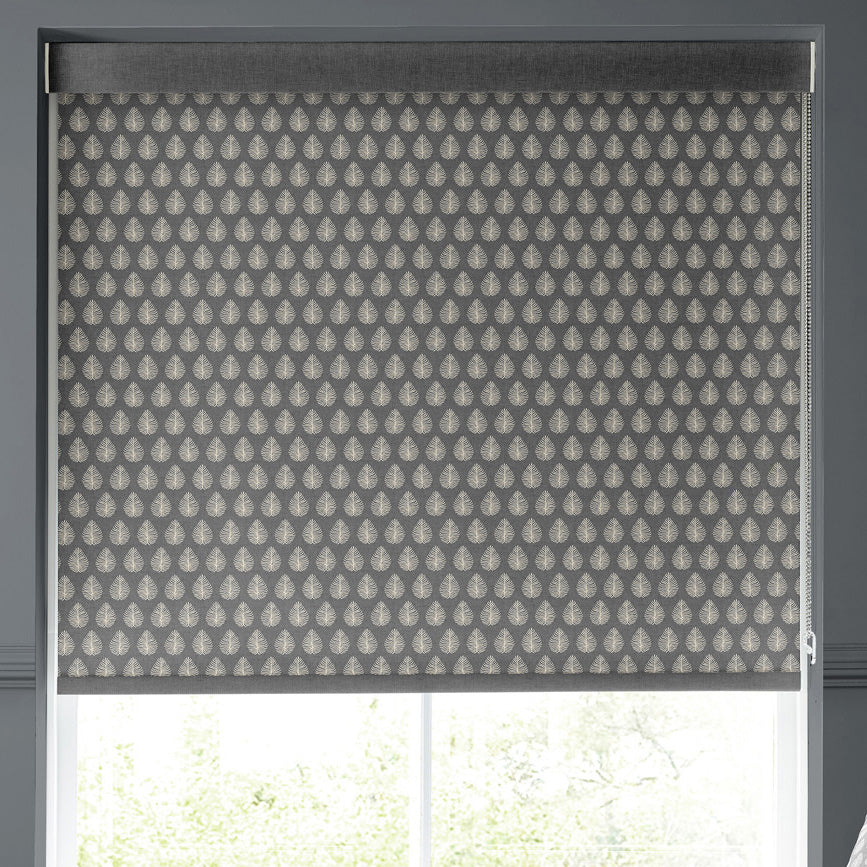 Emily Bond Jaipur Translucent Made to Measure Roller Blind Smoke