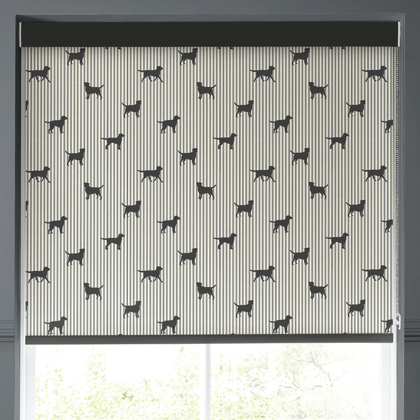 Emily Bond Marley Translucent Made to Measure Roller Blind Coal